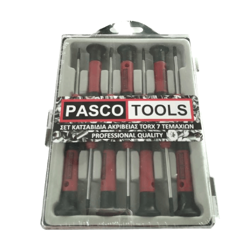 Σετ 7 κατσαβίδια ακριβείας torx pasco tools