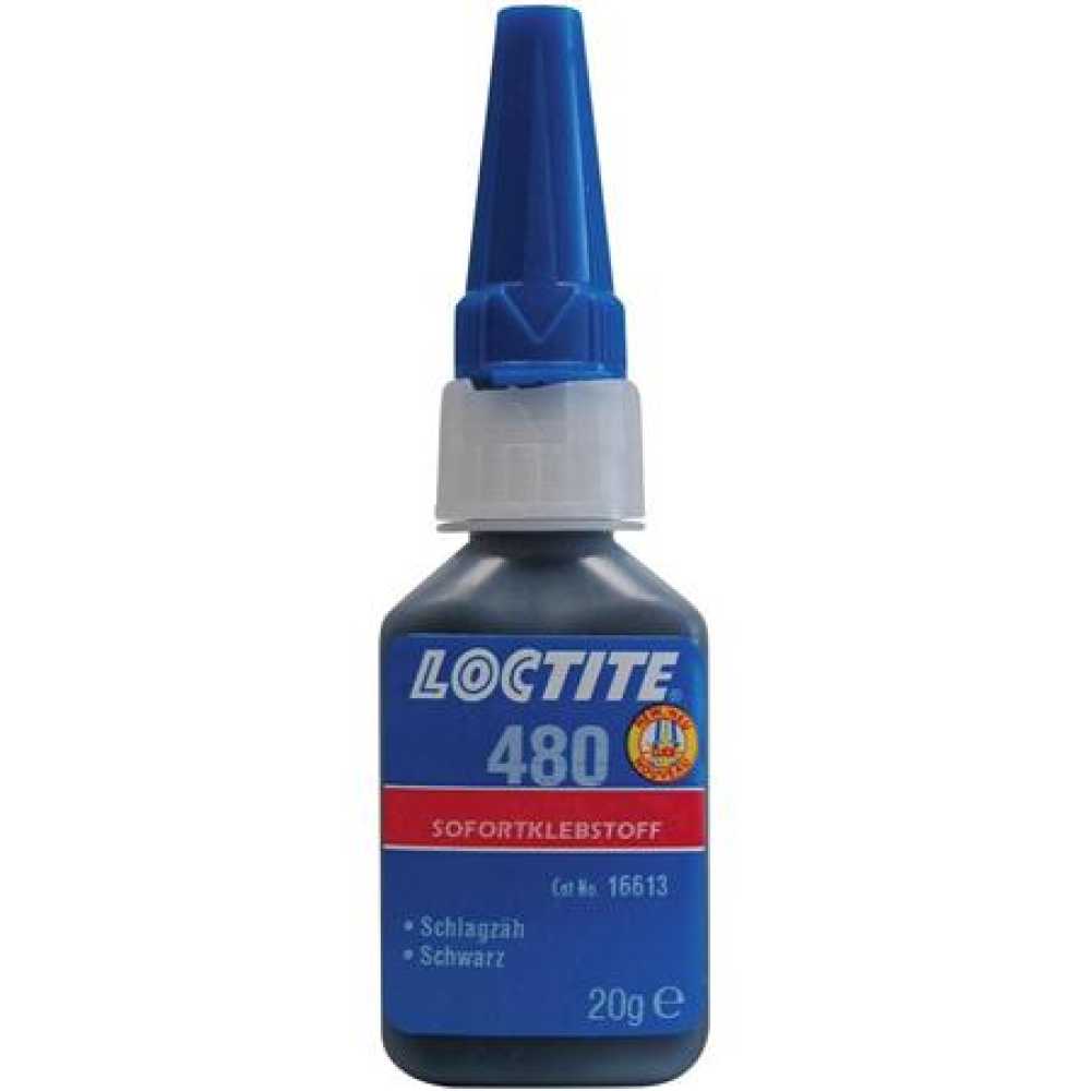 Loctite 480 Κόλλα Στιγμής Ανθεκτική σε Κρούσεις (μαύρη) 20g