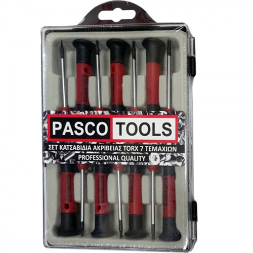 Κατσαβίδια torx σετ 7 τεμαχίων Pasco tools