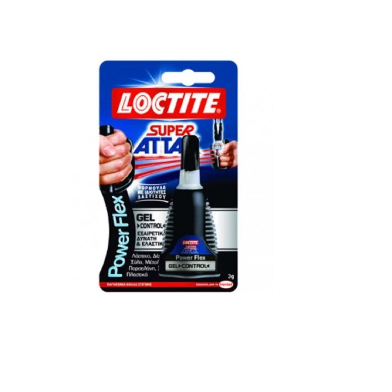 Super Attak Gel Control-Κόλλα Στιγμής 3gr Με Ελεγχόμενη Ροή Loctite