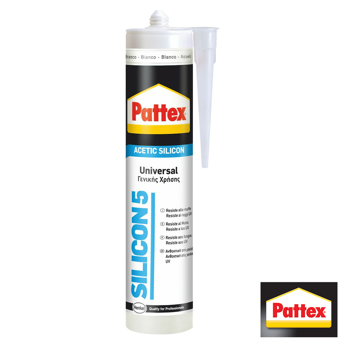 Σιλικόνη αντιμουχλική 280ml Silicon Pattex