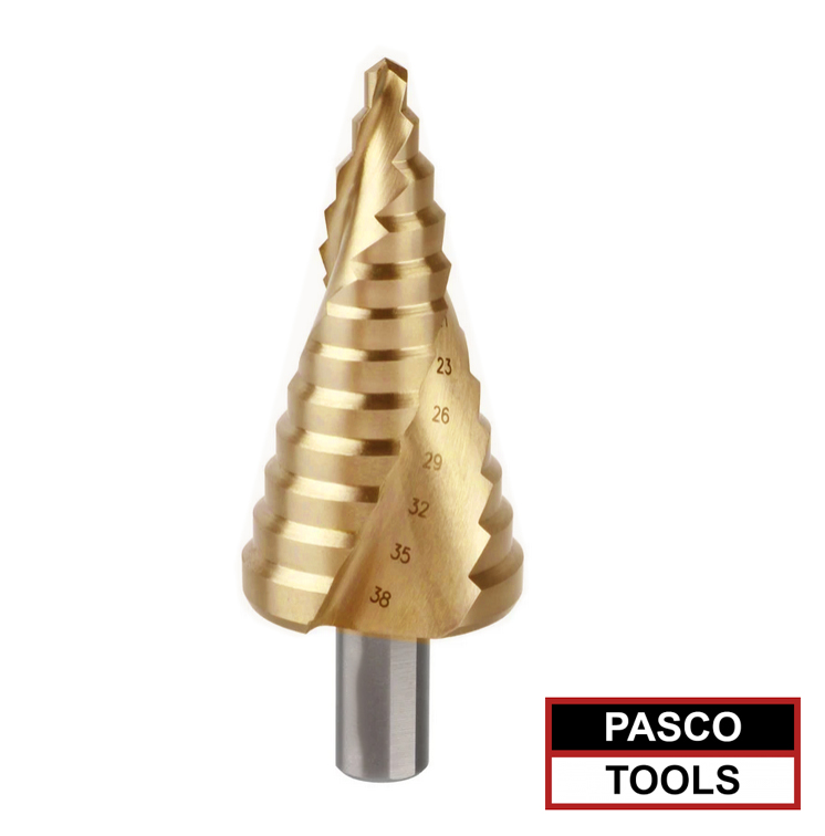 Pasco tools Τρυπάνι κώνου 6-38mm τετράκοπο