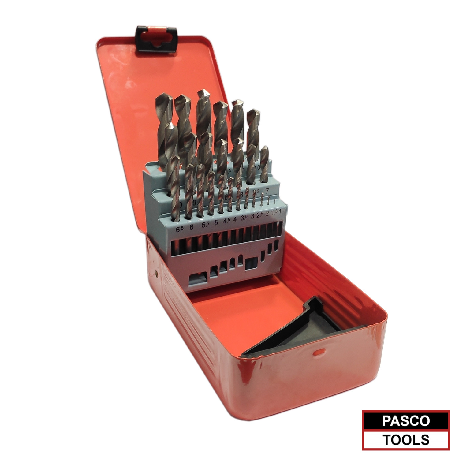 Τρυπάνια αέρος HSS σετ 25 τεμαχίων Pasco tools